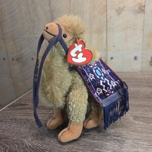 Vintage Ty Beanie Babies "Lawrence" the Camel 1993 Retired Rare Tags Attached